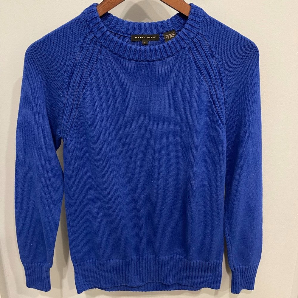 Women's Jeanne Pierre 100% Cotton Crewneck Sweater (S)